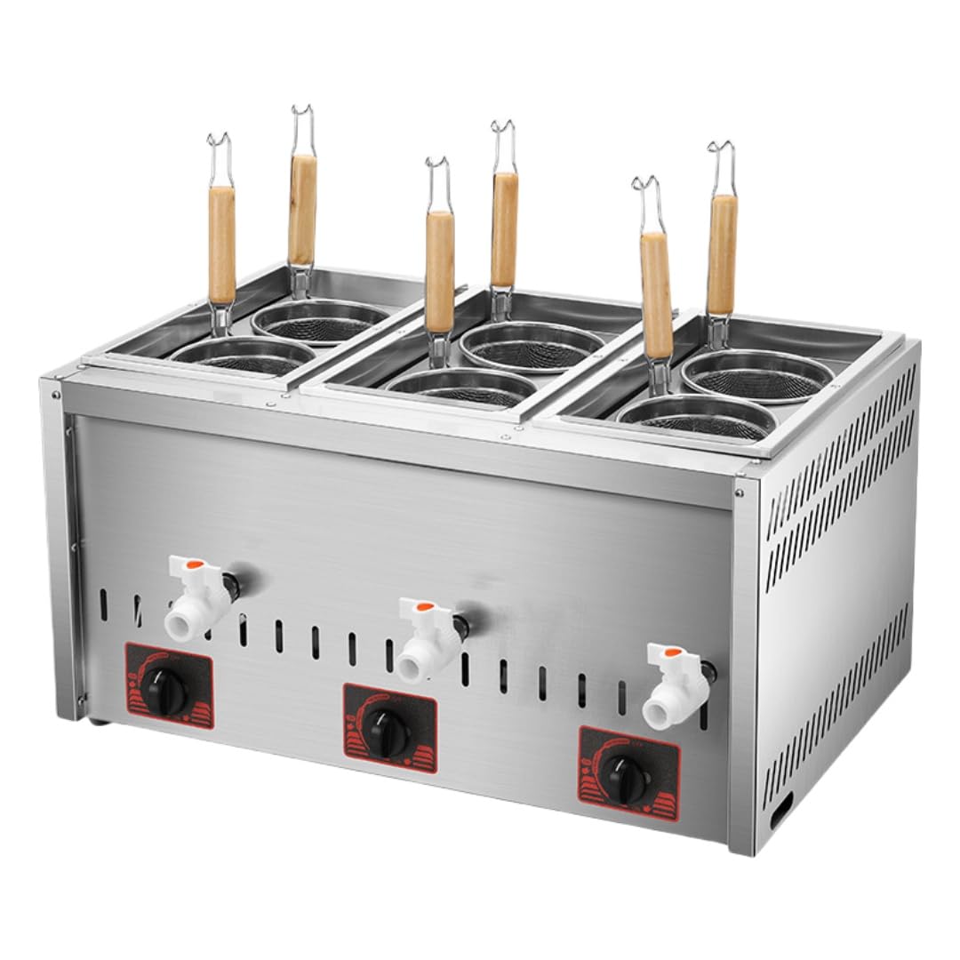 Amazon | Tonain 茹で麺機 業務用 ガス 業務用麺茹で器【40~110℃ 調節