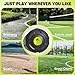 LOYPEXE Tennis Practice Rebounder Tennis Trainer Set Solo Tennis Trainer with String Practice Equipment 3 Replacement Rebound Balls Portable Tennis Practice Equipment for Adults Kids Beginners
