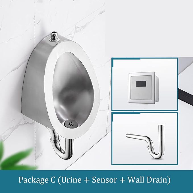 Orinal de acero inoxidable con sensor de inducción miniatura 2