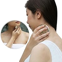 Vista 4 de Rockcloud Paquete de 2 piedras redondas pulidas para masaje de bolsillo, cristal natural para meditación, reiki, curación del hogar, decoración