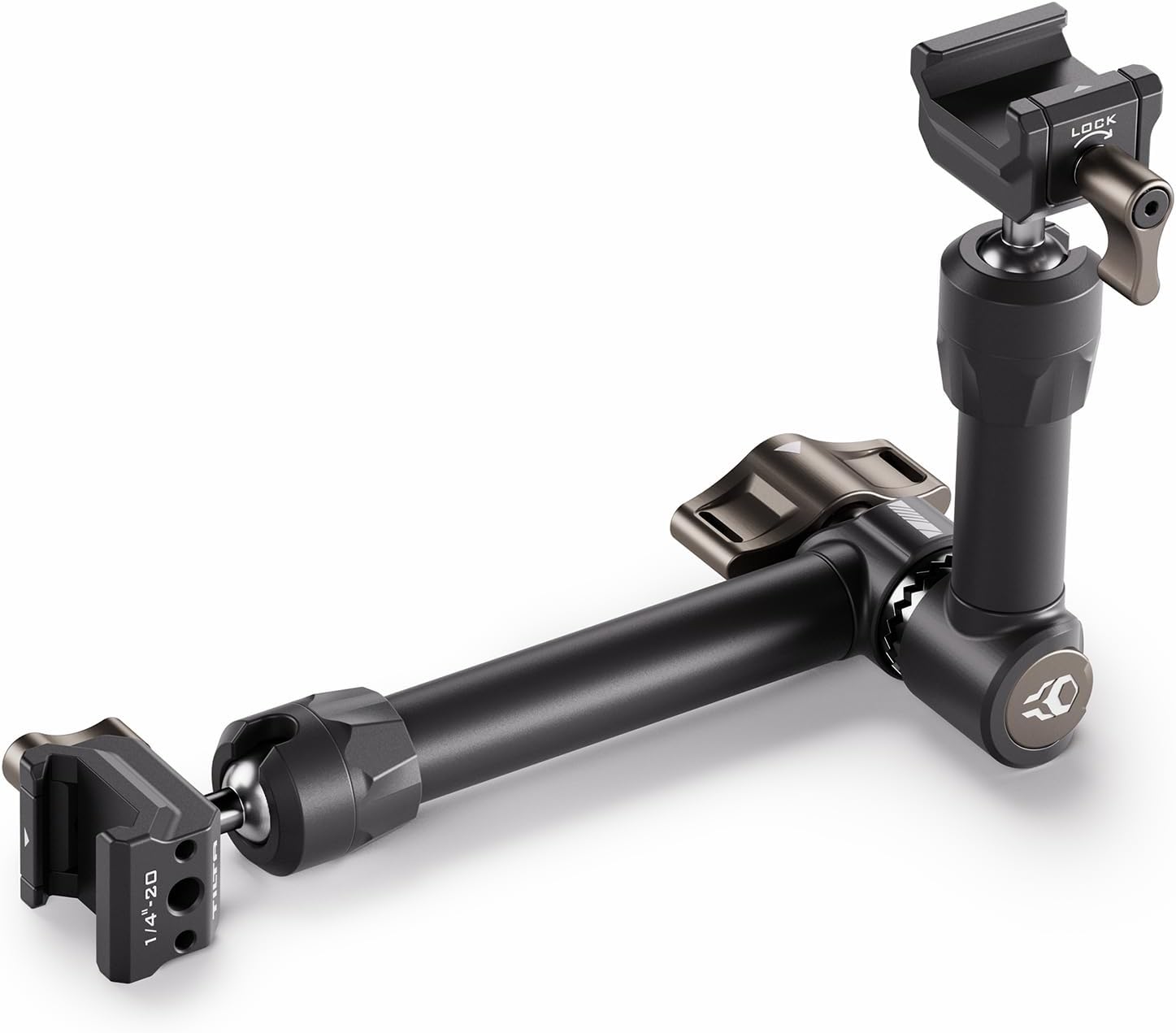 TILTA Pro Articulating Arm, Adjustable Ball Joints Magic Arm with Dual NATO Attachments, Max Load 11lb TA-PAA-B