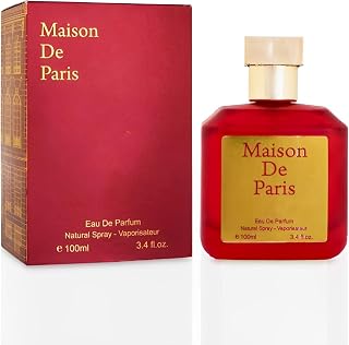 Maison De Paris for Women, Eau de Parfum Natural Spray | Floral and Oriental Notes | Sensual and Fresh Fragrance, for all Skin Types | Casual and Formal Wear, 3.4 Fluid Ounce/100 Ml