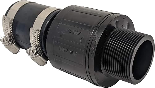 Miniatura 4 de PumpSpy Válvula de retención silenciosa - 1-1/2" con acoplamientos Buna-N, modelo CV-150, aleta con resorte, aumento de la esperanza de vida