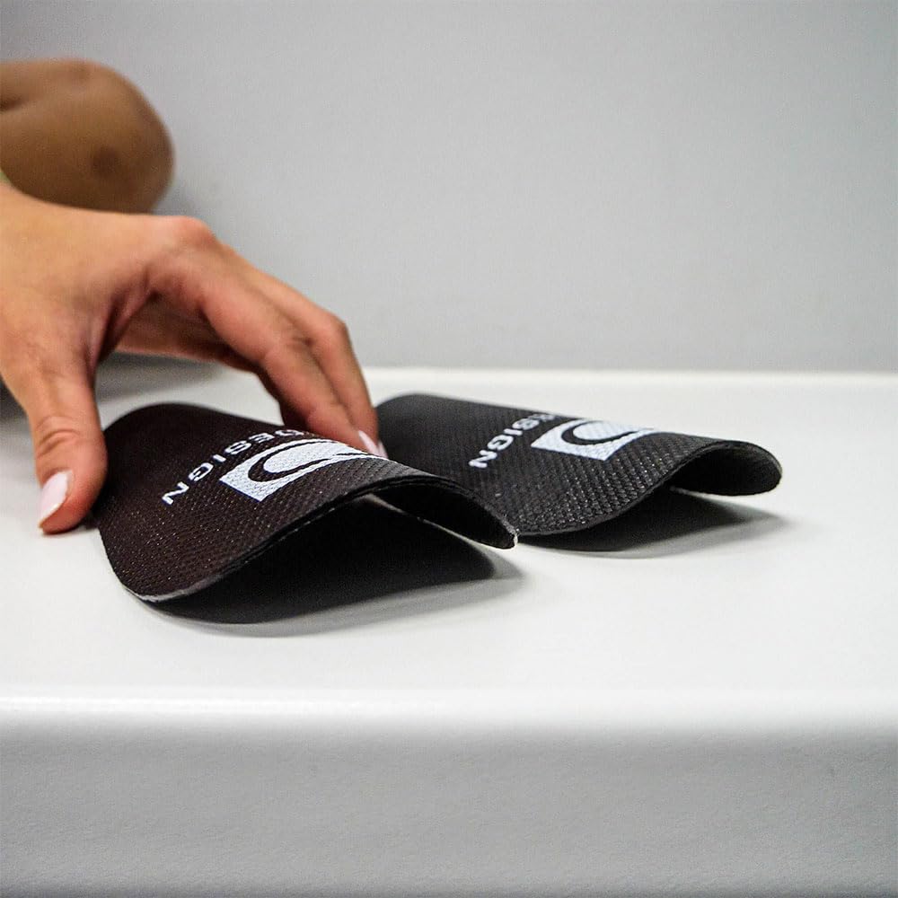 TAPEDESIGN® - Performance Shinguards 2.0 (Black Edition) ochraniacze piszczeli, piłka nożna, dla mężczyzn i kobiet, dzieci, czarne ochraniacze na golenie piłki nożnej, indywidualnie dopasowane,
