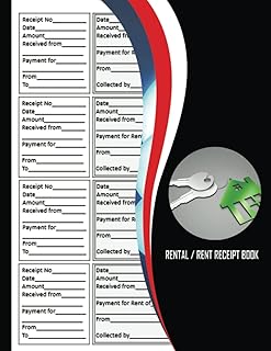 Rental / Rent Receipt Book: 240 Property Rentage receipt Book For Tenants