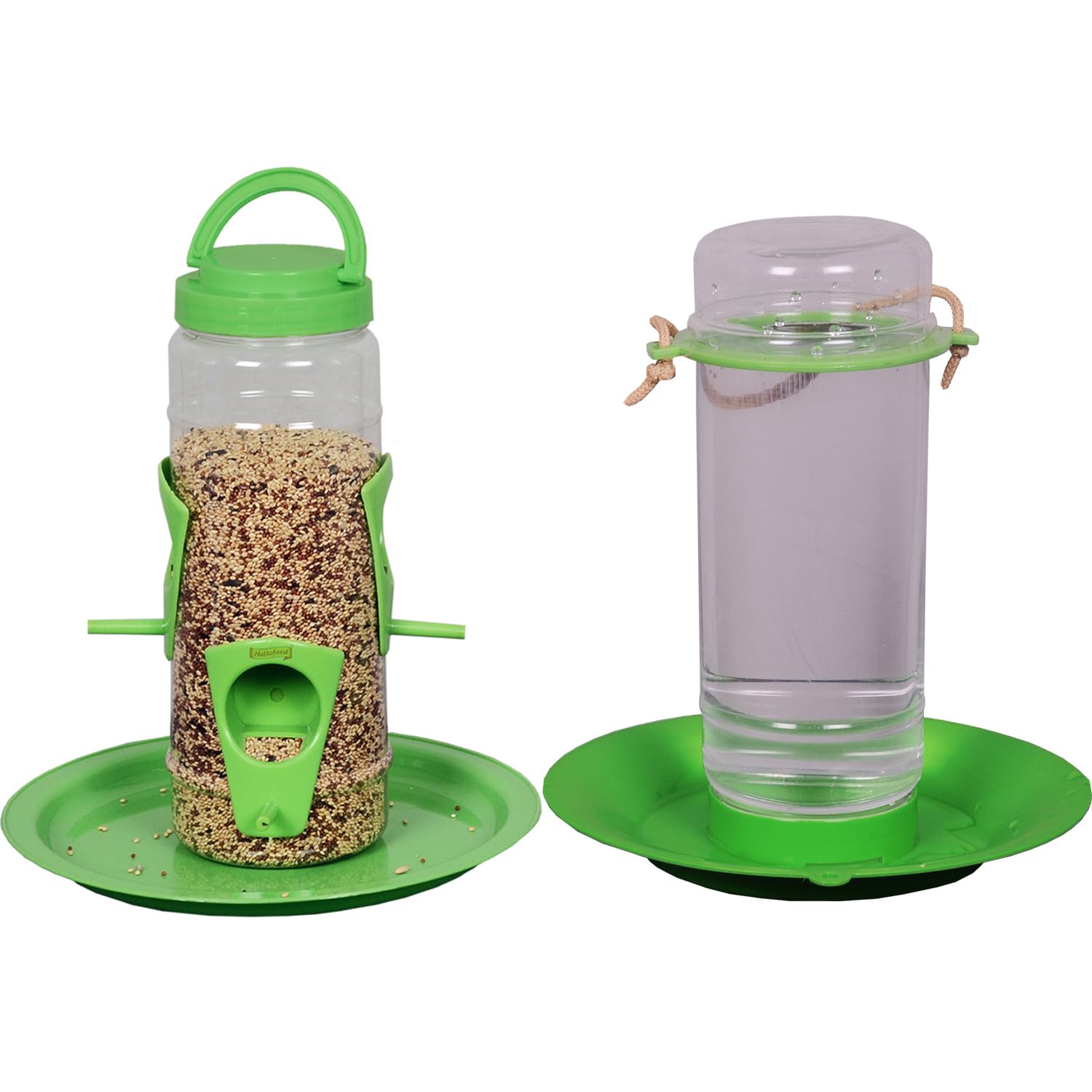 Hallofeed Bird Feeder for Balcony, Water Feeder - 2pc, Hanging Bird Feeder for Balcony | Bird Food Feeder | Garden Outdoor Hanging Bird Feeder, Bird Feeder Set for Balcony, (B0CKLM6WMV) Amazon Price History, Amazon Price Tracker