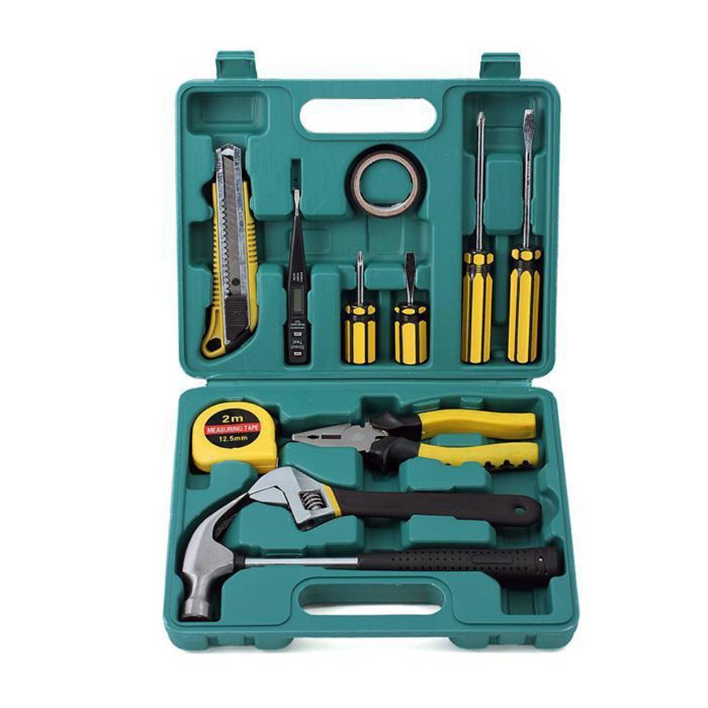 MyLifeUNIT 12 Piece Tool Kit, Auto Repair Tools Set of Industrial Level