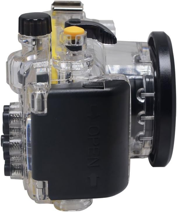 Mcoplus 40M/130ft Underwater Waterproof Housing Camera Case for Canon Powershot S120 WP-DC51