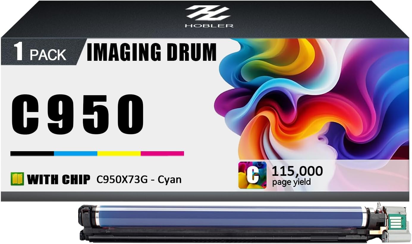 C950 Photoconductor Unit Compatible for Lexmark C950X73G Photoconductor Kit Work for Lexmark C950 C950de X950 X950de X952 X952dte X954 X954dhe Printers