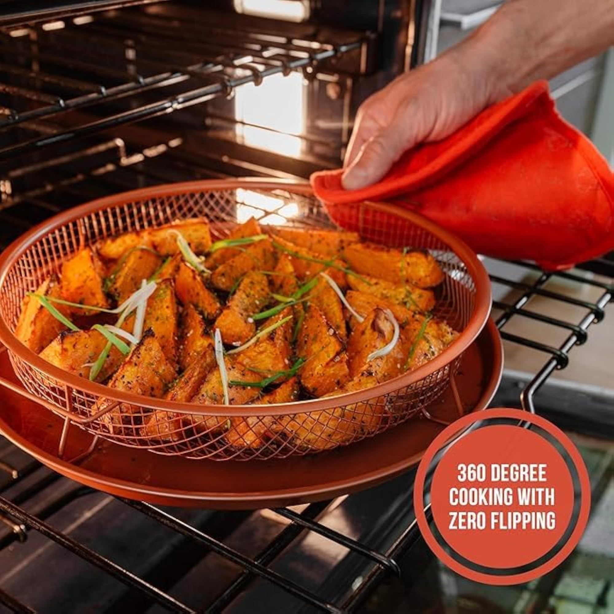 Round Shape Kitchen Deep-Fried Food Drain Basin