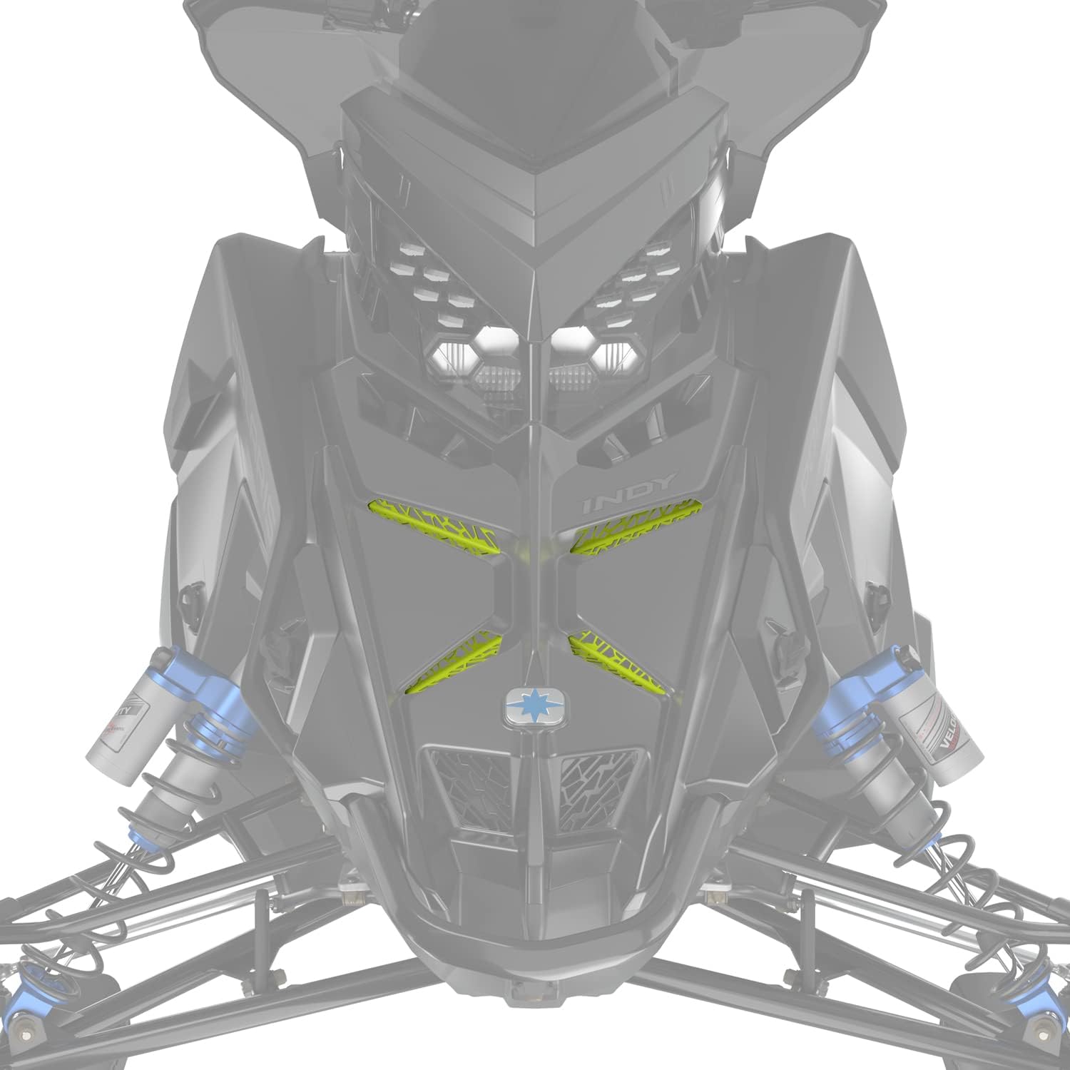 Polaris Snowmobile Matryx Grill Inserts - 2884979-801