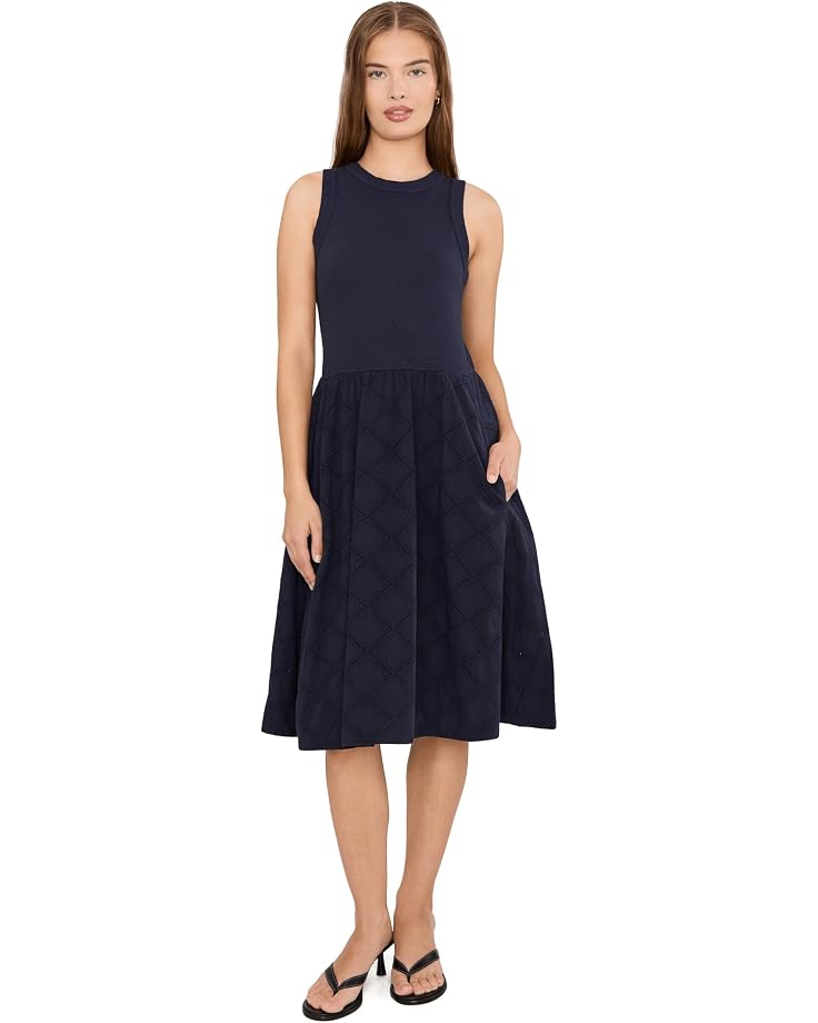 NIC+ZOE Petite Diamond Eyelet Sofia Dress - Main View
