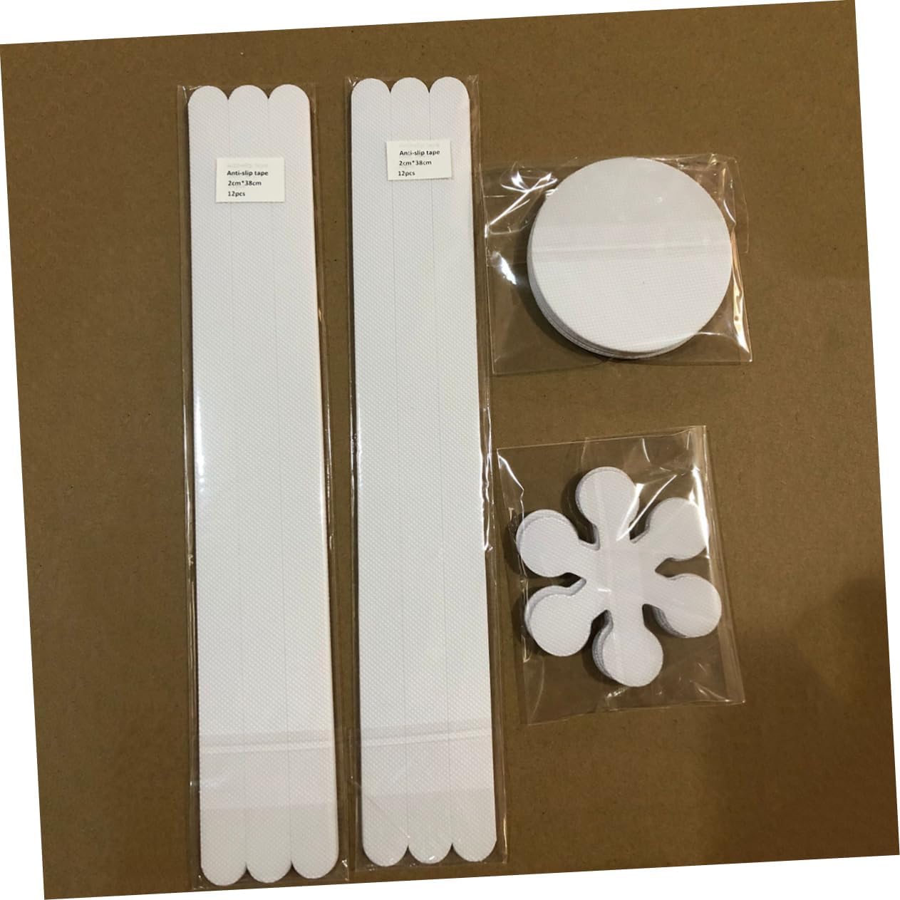 Unomor 8pcs Snowflake Shape Slip Stickers for Bathtubs and Showers Non-Skid Decals for Bathroom Safety for Slippery Surfaces Easy to Apply