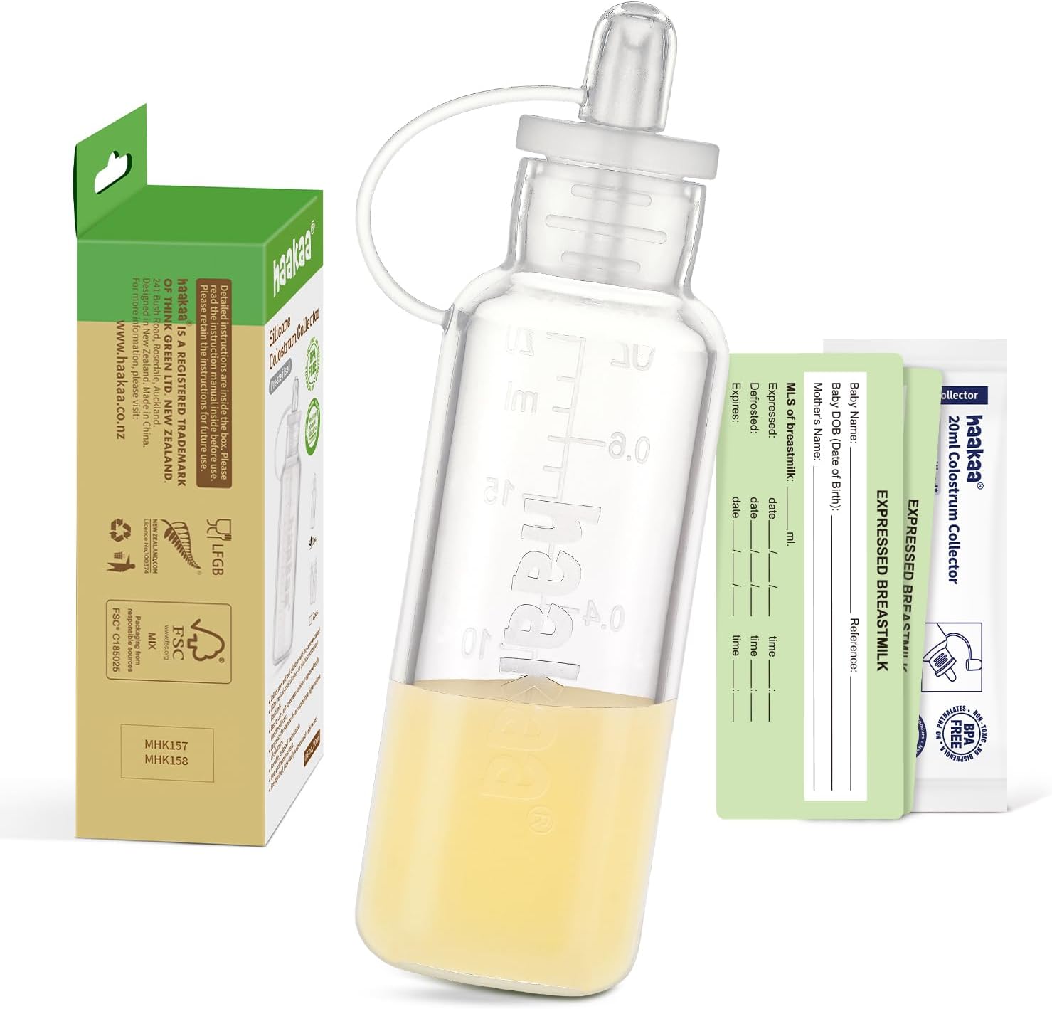 haakaa Colostrum Collector Syringes for Breastmilk Syringe
