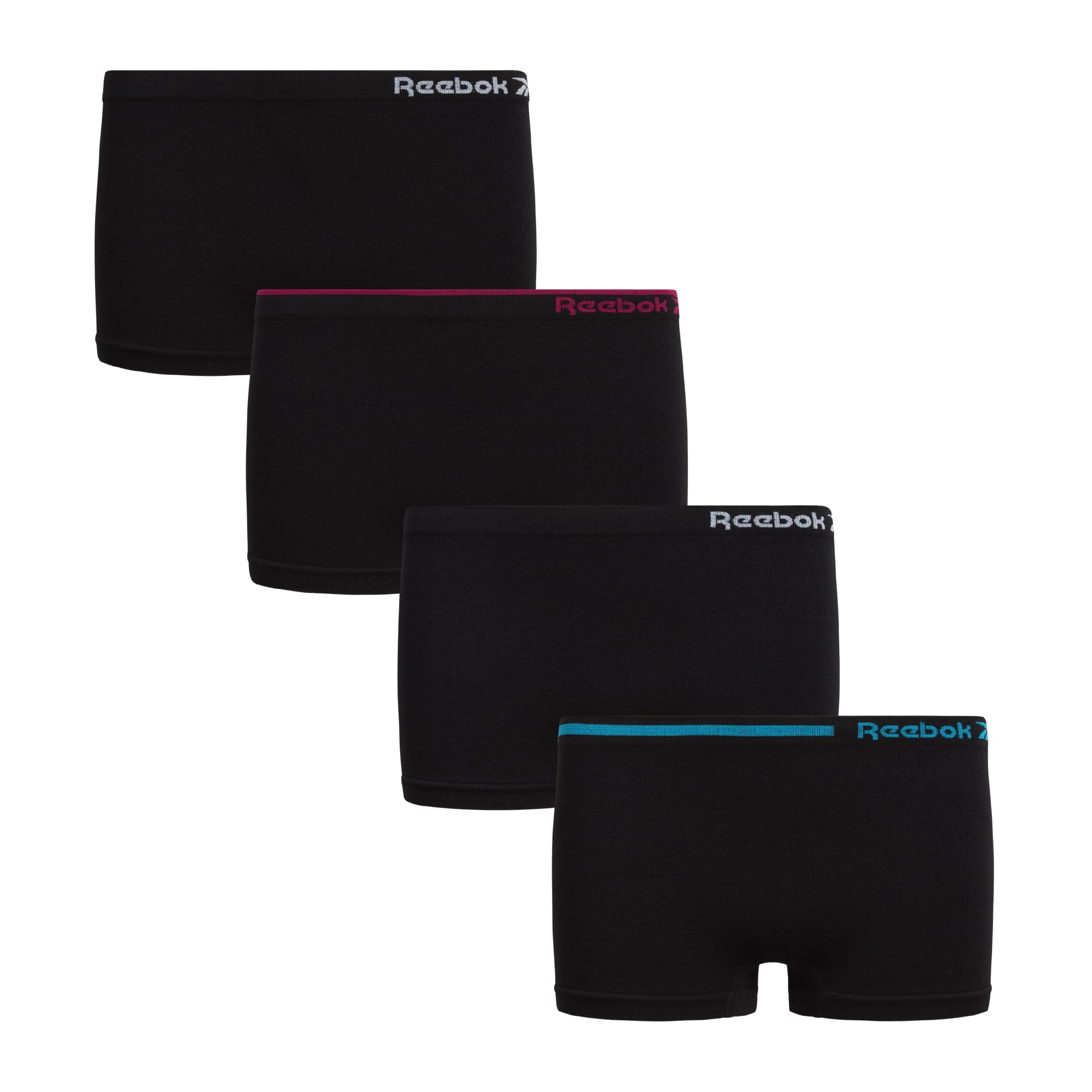 Girls Boyshorts Underwear - 4 Pack Soft Seamless Girls Panties Boy Shorts - Breathable Panties (6-16)