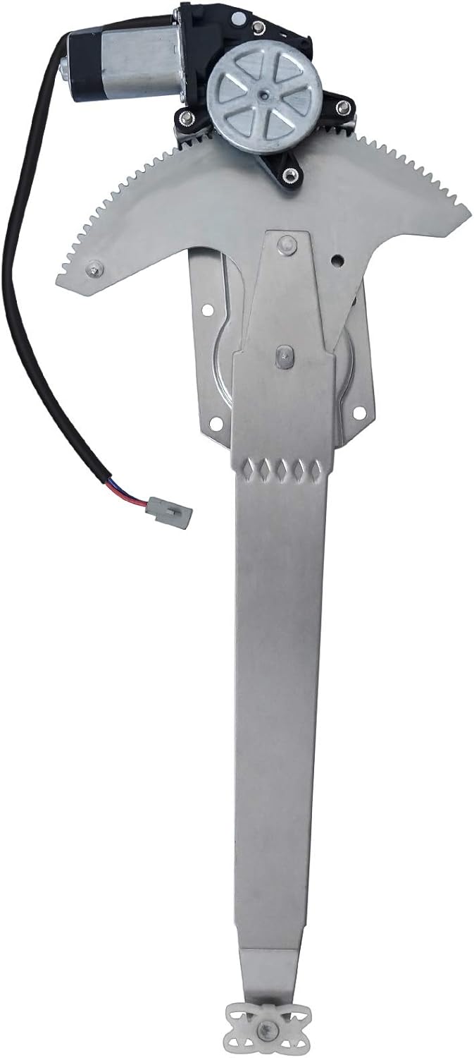 741-674 Front Driver Side Power Window Regulator with Motor Assembly Replacement for 1980-1996 Ford Bronco F150 F250 F350, 1981-1983 F100, 1988-1997 F450 Super Duty Truck, OE 11A67, 3552-6509L, 73140