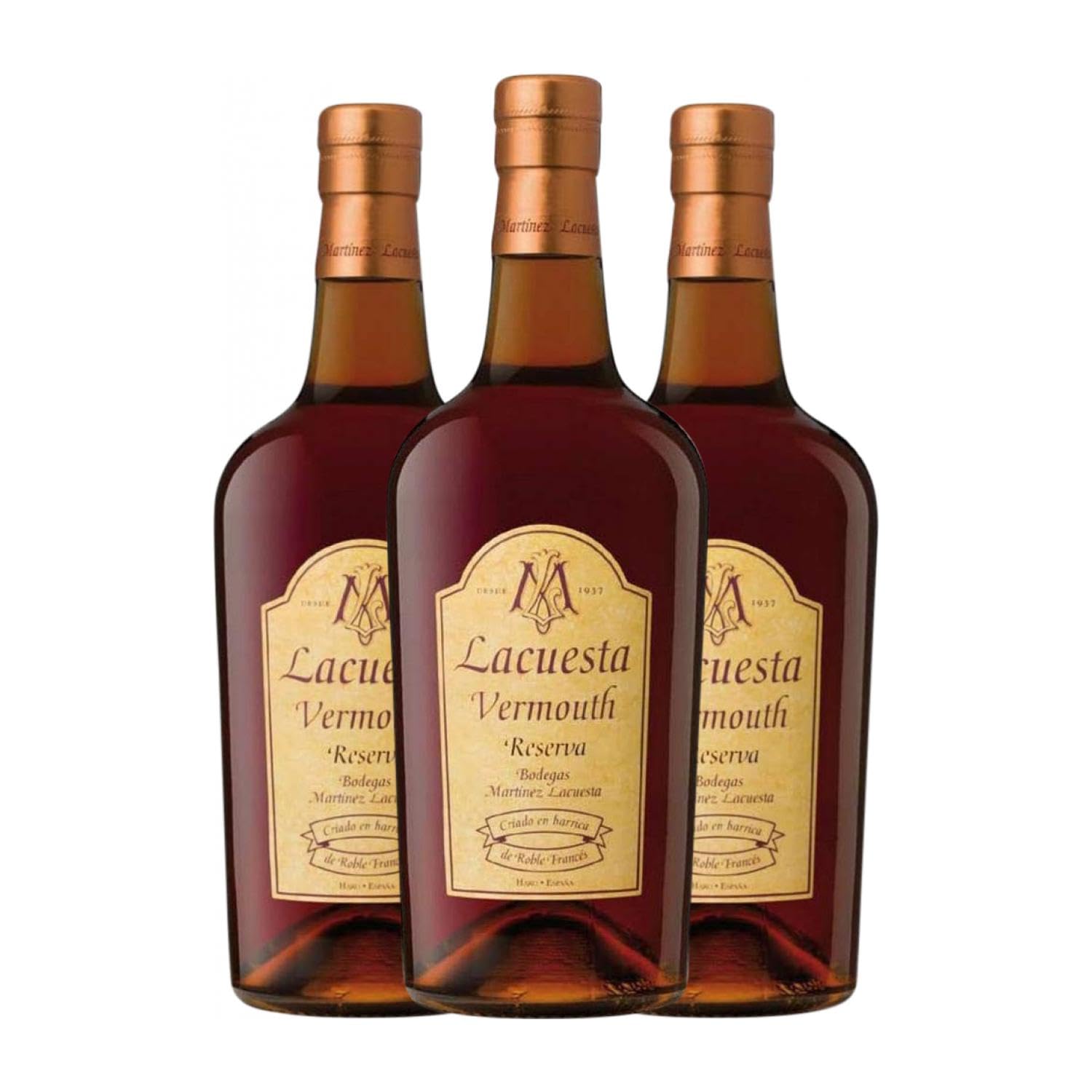 Vermut Lacuesta Reserva 75 cl (Caja de 3 Botellas de 75 cl)
