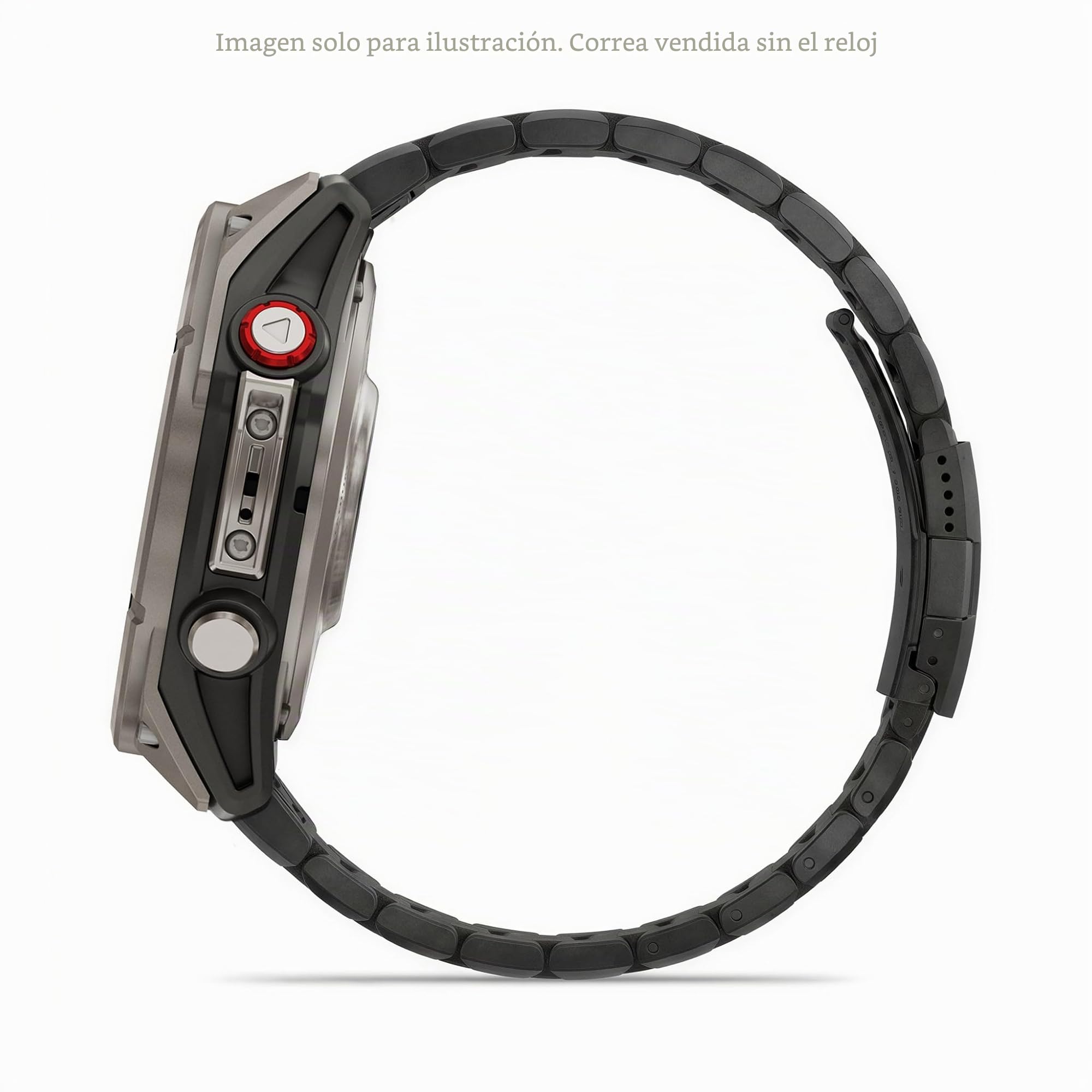 Garmin Pulsera Quick Fit, 22 mm, gris carbón | Correa oficial de reloj Garmin, 22mm, compatible con una selección de fenix, Forerunner, Instinct y más, resistente