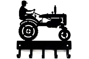 Farm Tractor with Farmer Key Rack Holder