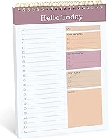 Vista 37 de Bloc de lista de tareas - Cuaderno de lista de tareas para el trabajo con 52 hojas, planificador diario sin fecha, perfecto para tareas diarias