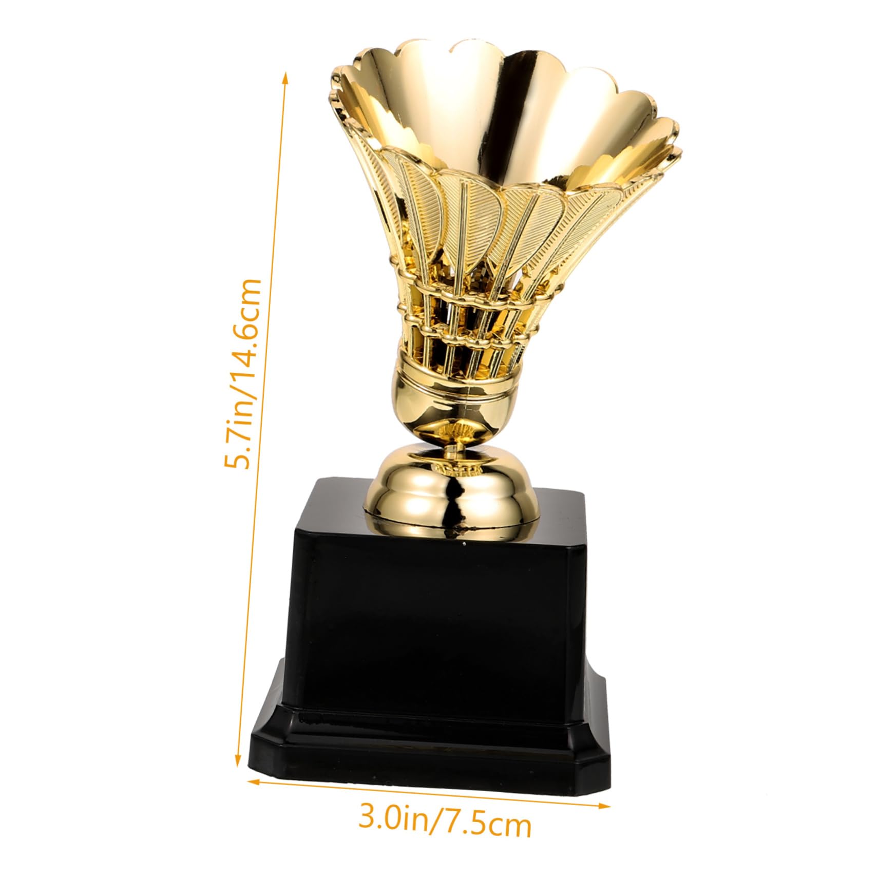 Garneck Badminton Trophy Award Model Competition Trophy for Boys and Girls Brightly Colored for Kindergarten Parties and Events