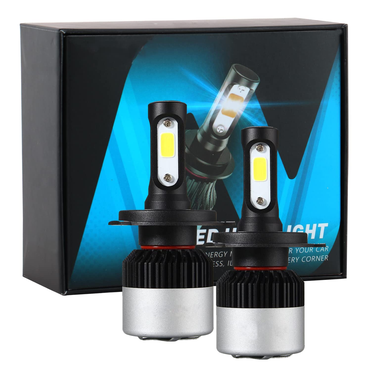 Asryd (2 Year Warranty Genuine H4 Hi/Low Beam 9000LM 6500K 72 W LED Au