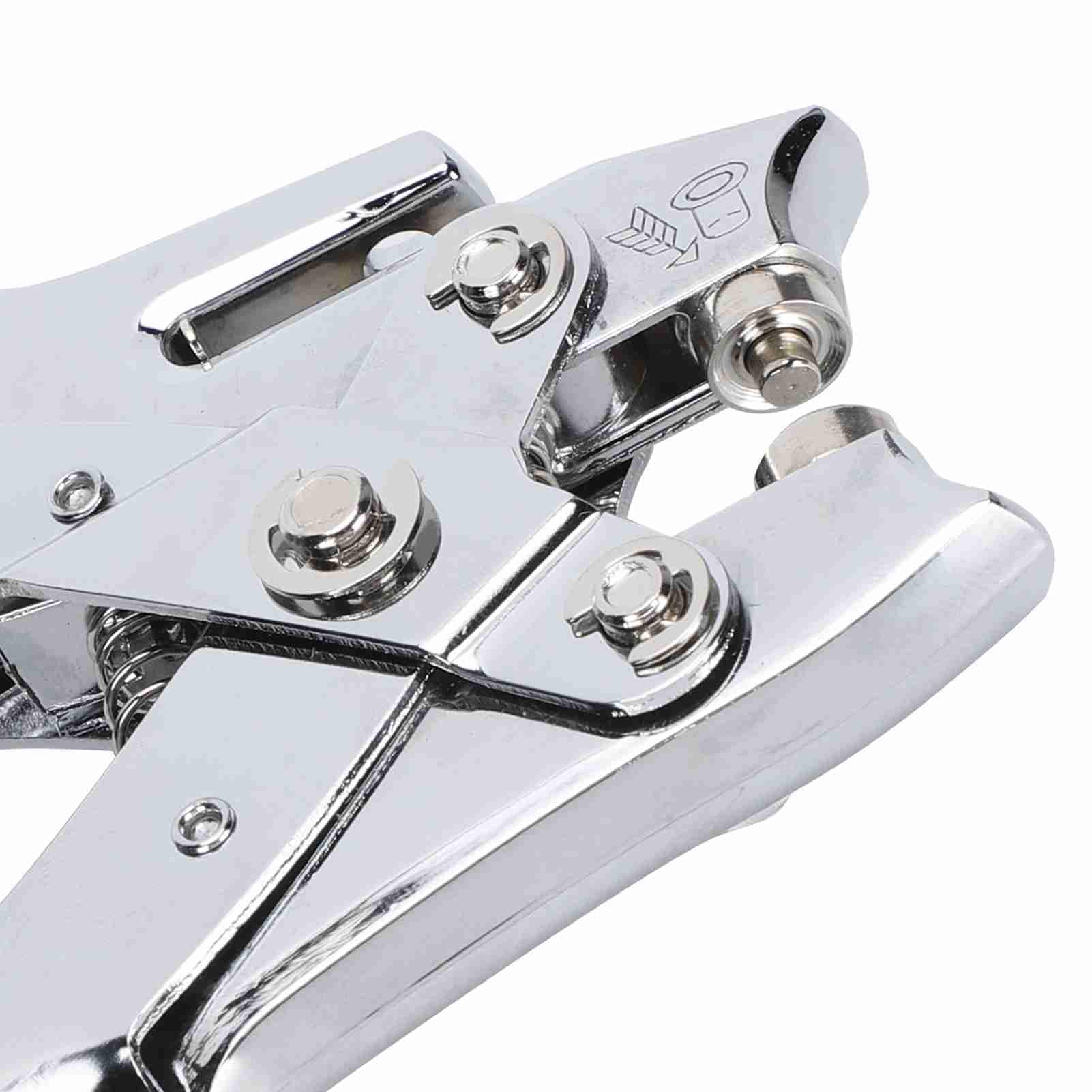Punzonatrice manuale a 1 foro, punzonatrice singola con capacità di 30 fogli, impugnatura ergonomica antiscivolo, profondità regolabile per carta A4, utensile in ferro per ufficio