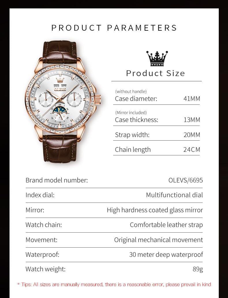 OLEVS Womens Watch Gift Set avec Bracelet Rose Gold Ladies Minimaliste Minimaliste Slim Robe DéContractéE Analogique Montre à Quartz ImperméAble