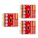 3Pcs 4-Channel Infrared Line Tracking Sensor Module, 3.3V-5V IR Line Following Obstacle Avoidance Module for Arduino DIY Smart Car Robot