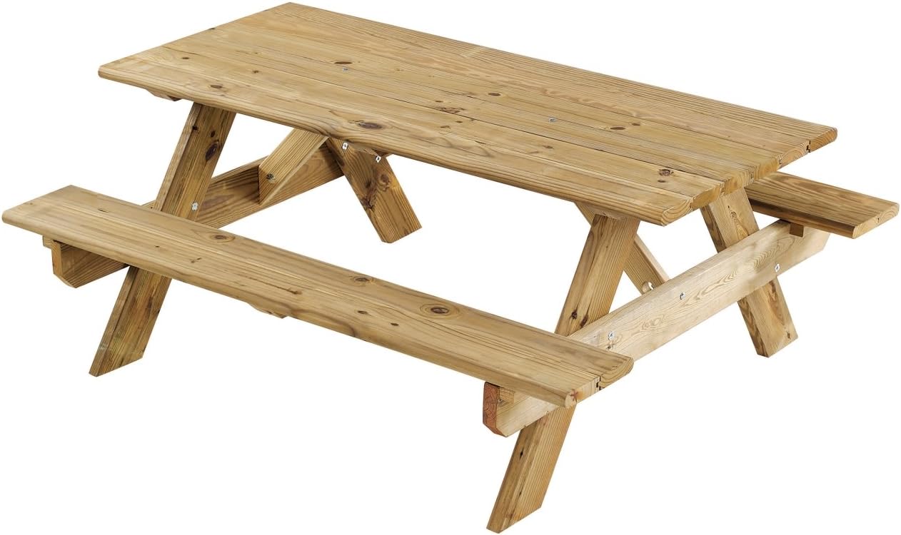 Georgia Vitrified Picnic Table 6' Yellow