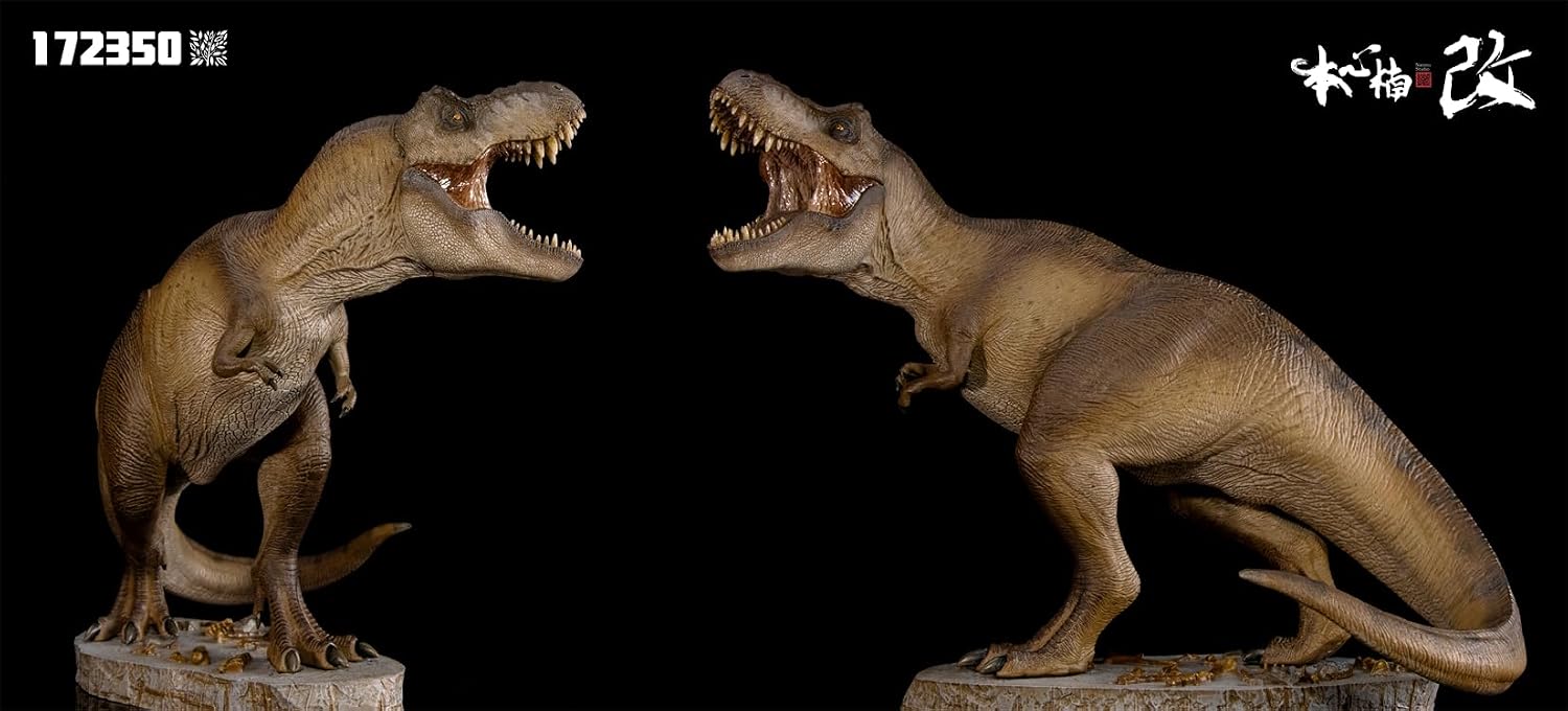 Nanmu Tyrannosaurus Alpha 2.0 Figure Dinosaur Collection Science Art PVC Model Wonderful Decoration Gift for Adult (172350DX)