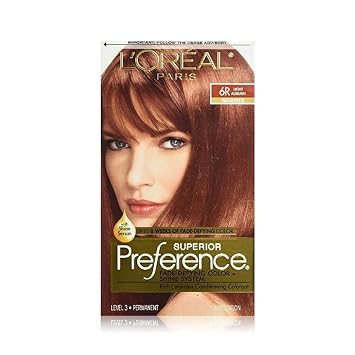 LOreal Paris Loreal Preference # 6R Light Auburn Size: Kit