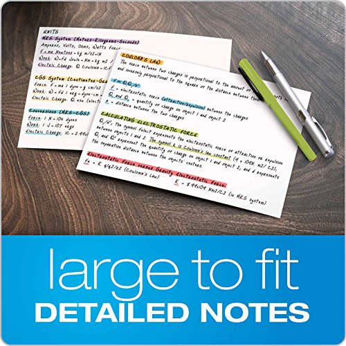 Oxford 50Ee Blank Index Cards, 5" X 8", White, 500 Cards (5 Packs Of 100) (50) #TOP6