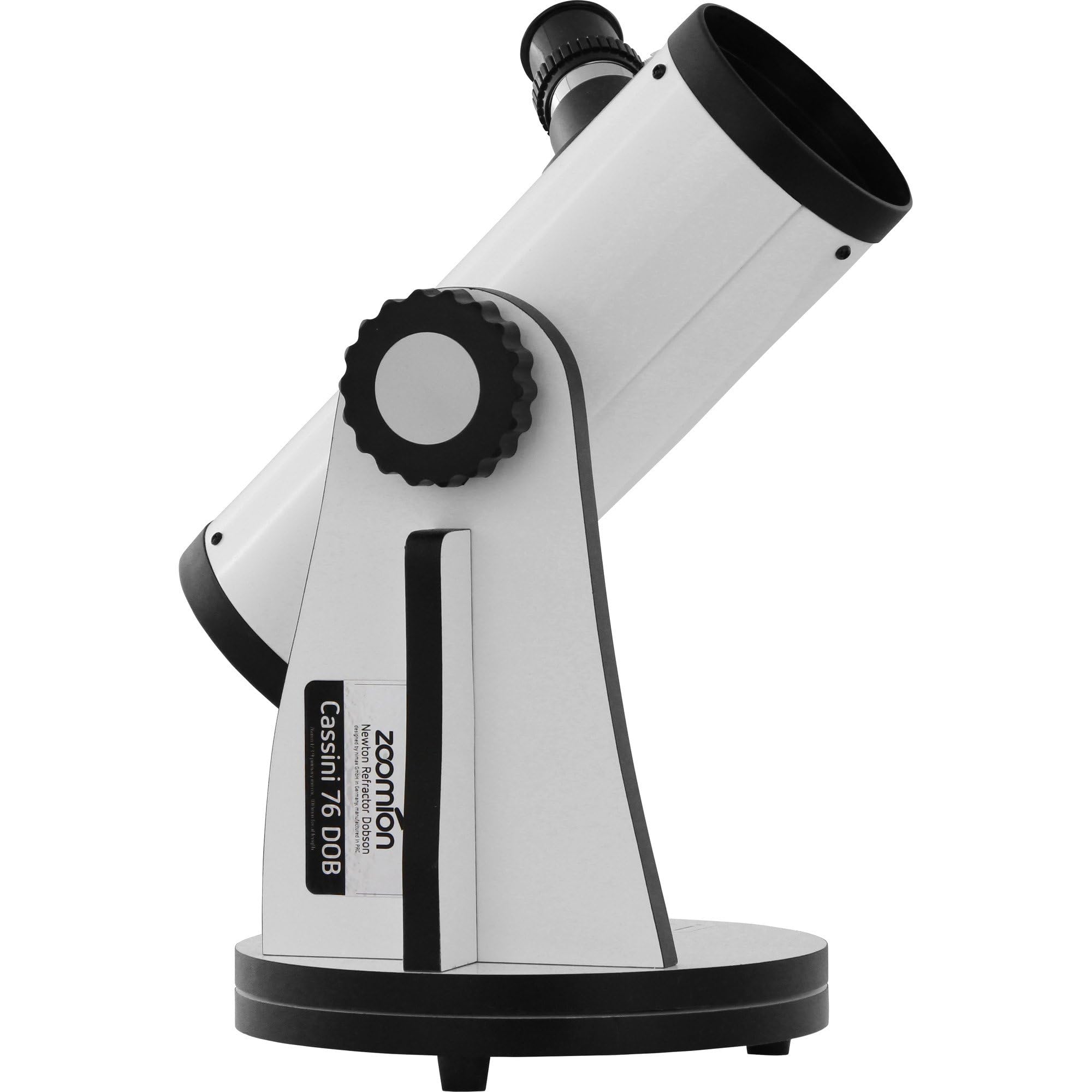 Cassini 76/300 Dobson astronómico Telescopio Reflector Completo para niños y Principiantes con óptica Potente y Accesorios