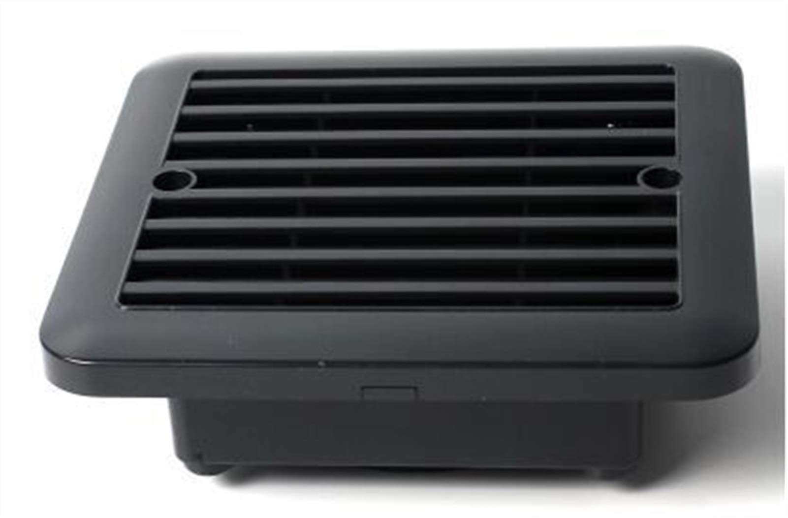 Ventilation Grille Air Vents Grille,Ventilation Opening Grille, 24V RV Side Ventilation Trailer Caravan Vent(Black Strong Wind)