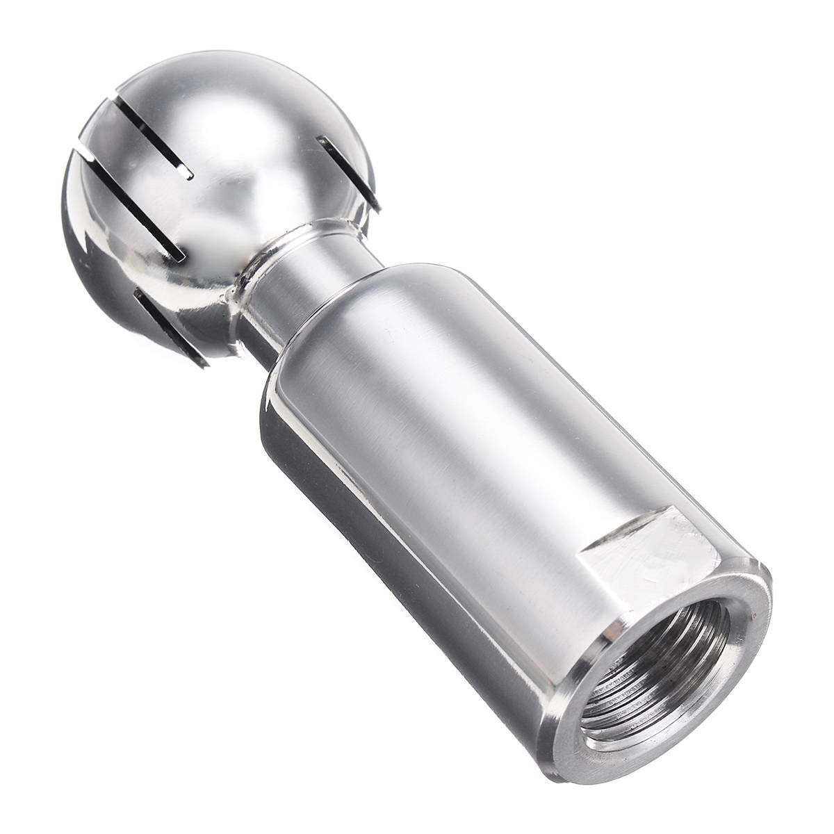 1/2 Inch 360 Degree Stainleess Rotary Spray Ball Female Thread CIP Tank Cleaning Head Coverage Wash Fitting