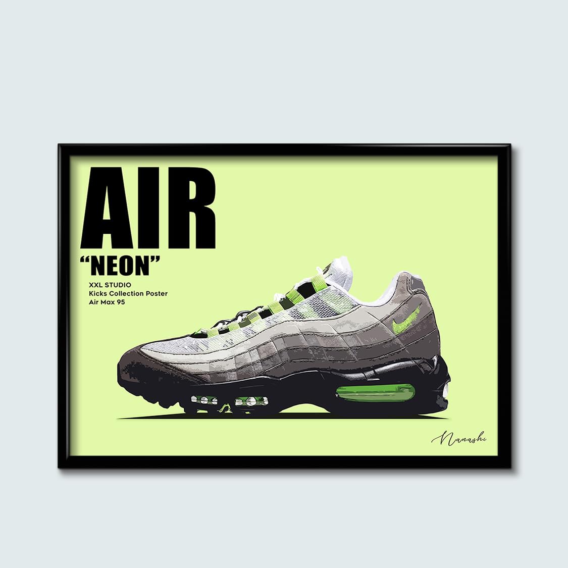 Amazon.co.jp: エアマックス 95 ネオン イエローグラデ Air Max 95