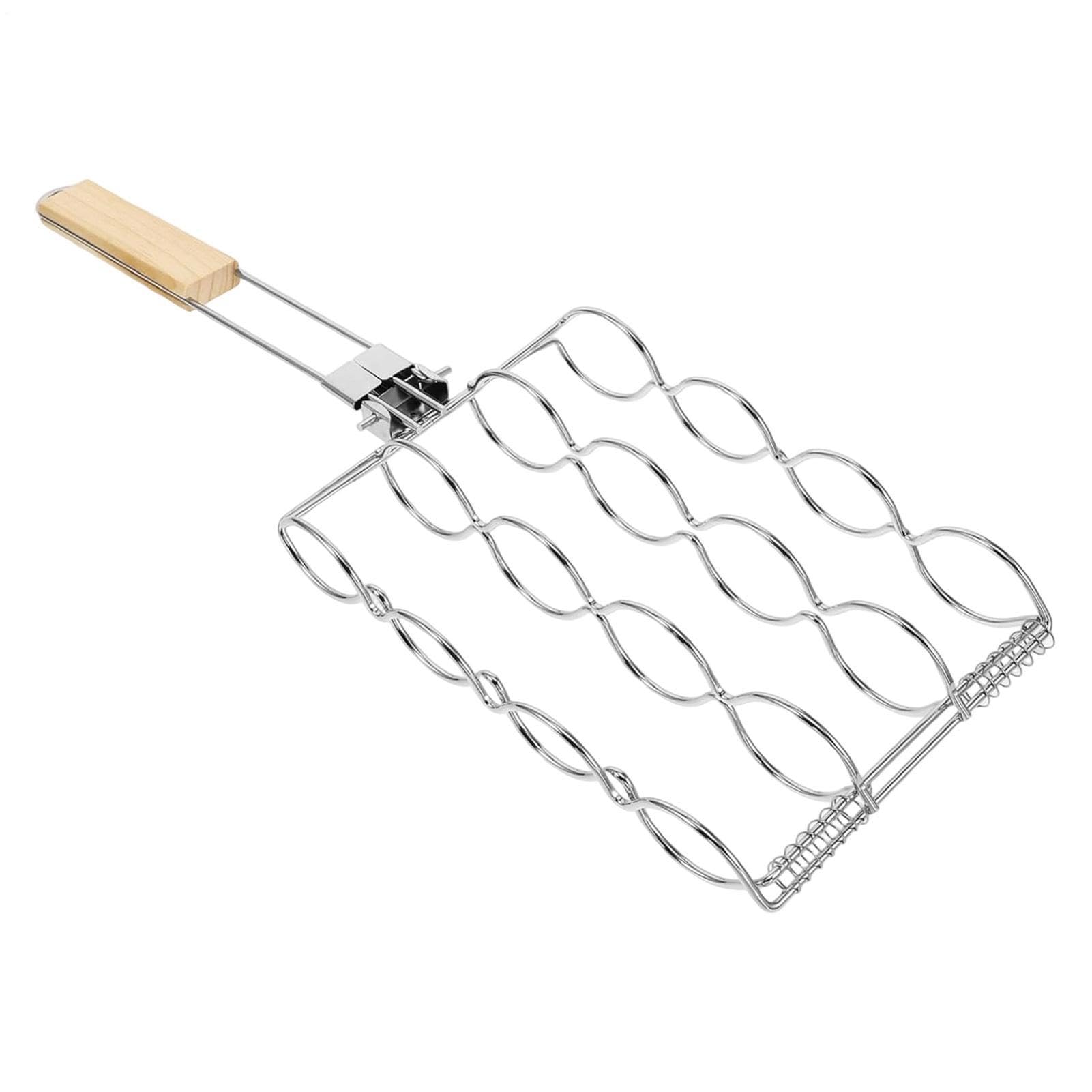 Parrilla de maíz plegable y estante de barbacoa portátil para jardín