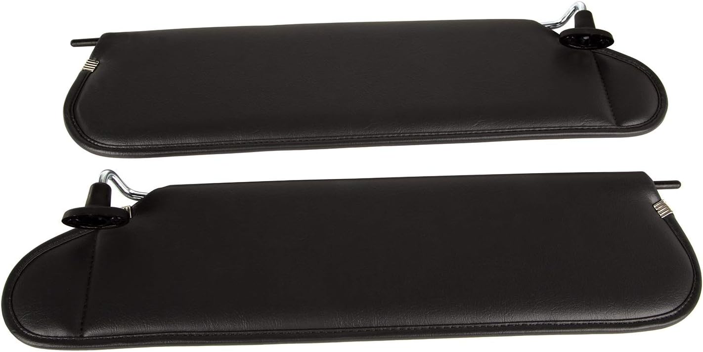 Omix-Ada Rugged Ridge Agate Sun Visor Kit for 1997-2002 Jeep Wrangler TJ,Black, 13313.09