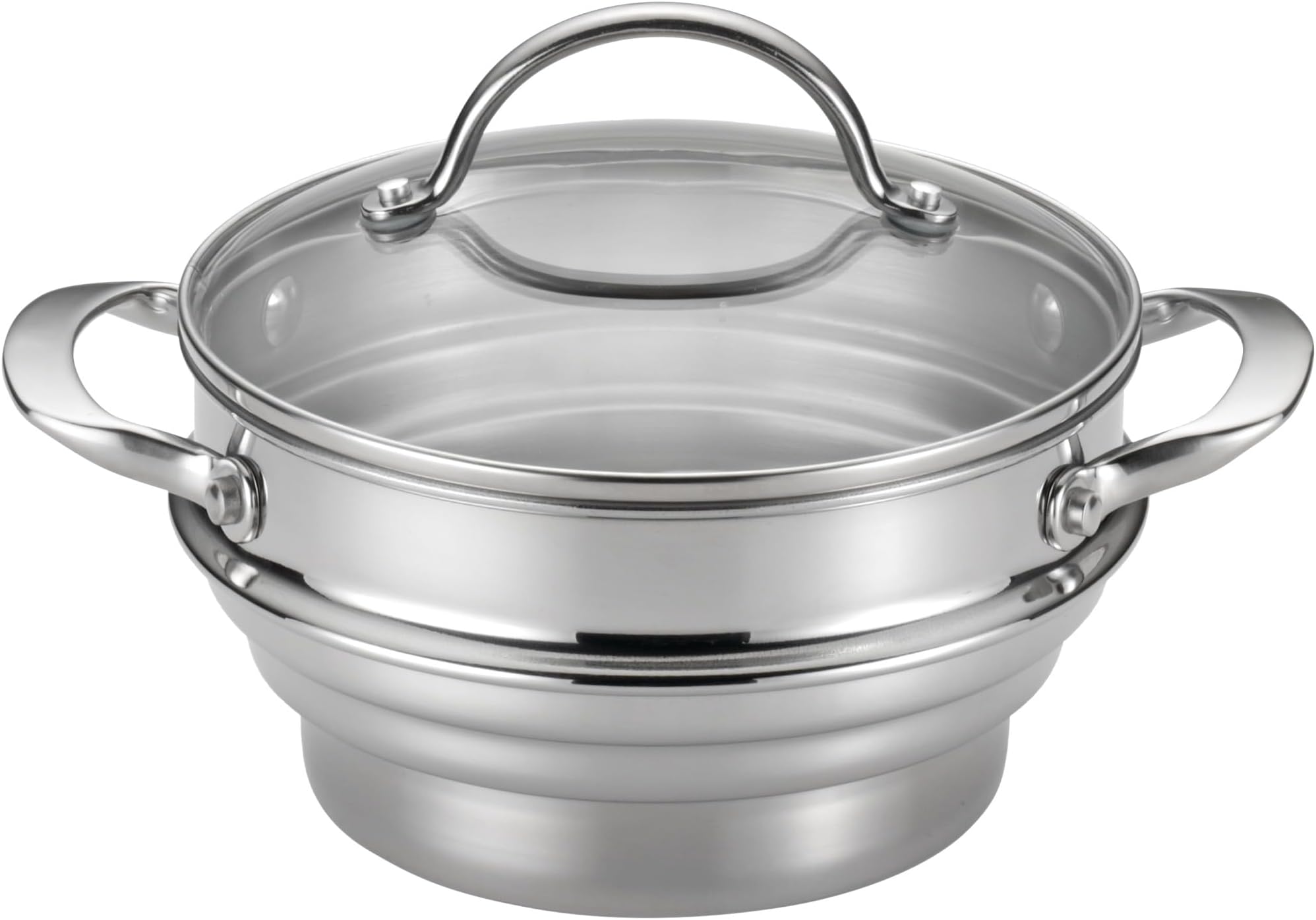 Anolon Classic Stainless Steel Universal Covered Steamer Insert