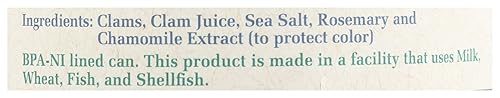Miniatura 3 de Bar Harbor, Almejas Whole Gourmet Ocean, 6.5 onzas