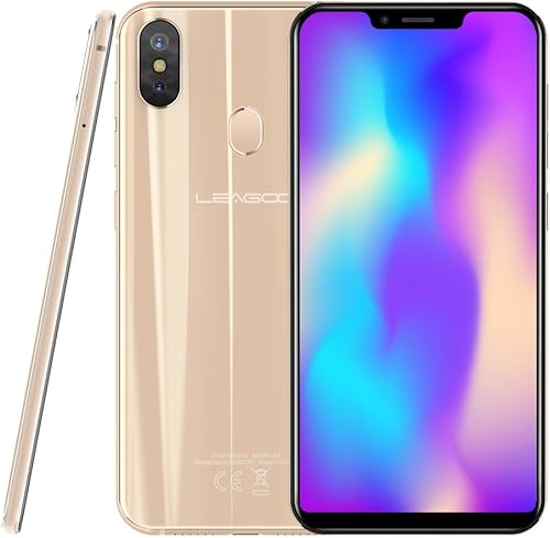 Leagoo S9-5 85  LTE Smartphone  18 9 Infinity Display  Android 8 1 Octa Core 4GB 32GB  Fotocamera  Riconoscimento del Viso  Impronte Digitali  Dual SIM Telefono Cellulari Sbloccato