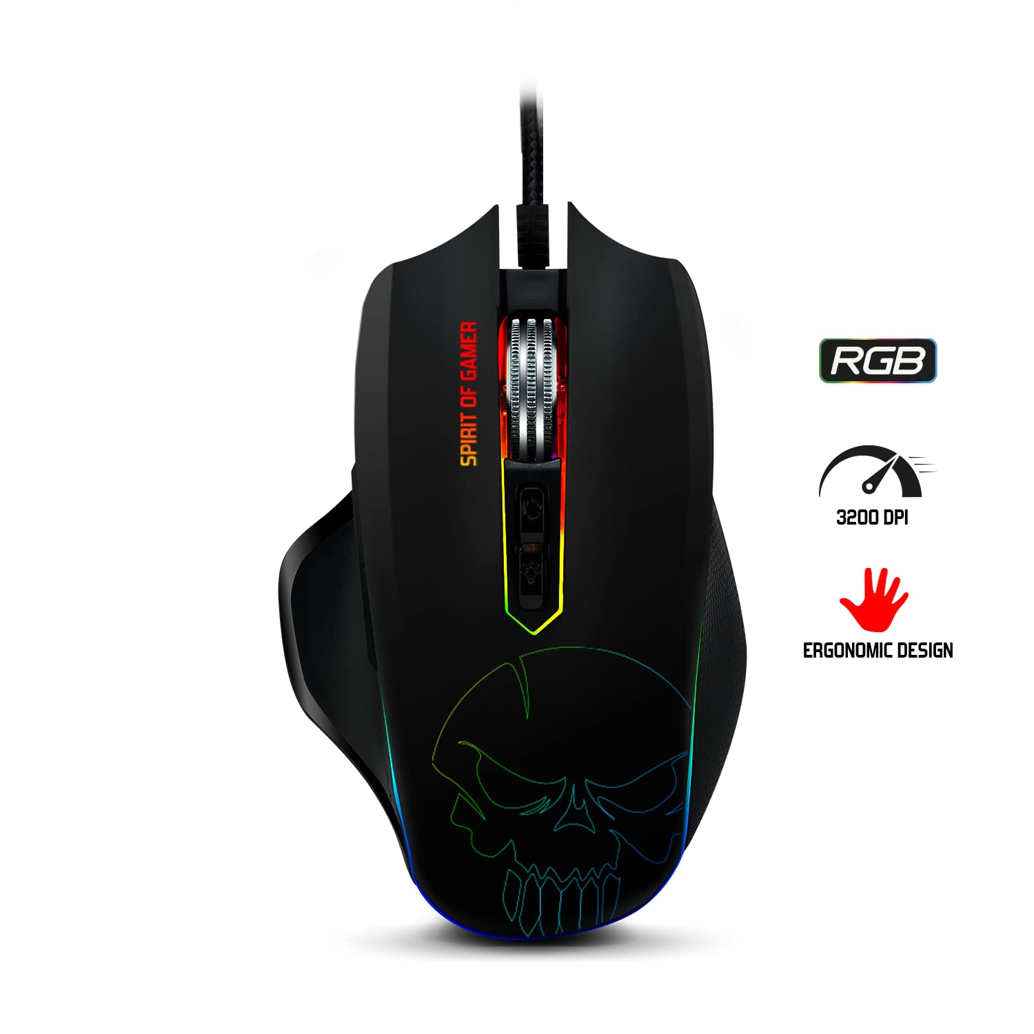 Spirit Of Gamer - Convertidor Xpert G900 - Pack 3 en 1 Teclado RGB + Ratón + Alfombrilla de ratón para PS4, Xbox S/X/One y Consolas de PC - Teclado Opto Mecánico - Ratón 7 Botones 3200 dpi