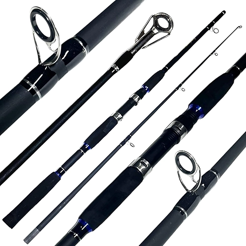 VARA PARA MOLINETE ENJOYLURE 6'0" - 1.80M CARBONO - 15-60LB - 2 PARTES - PESCA PESADA