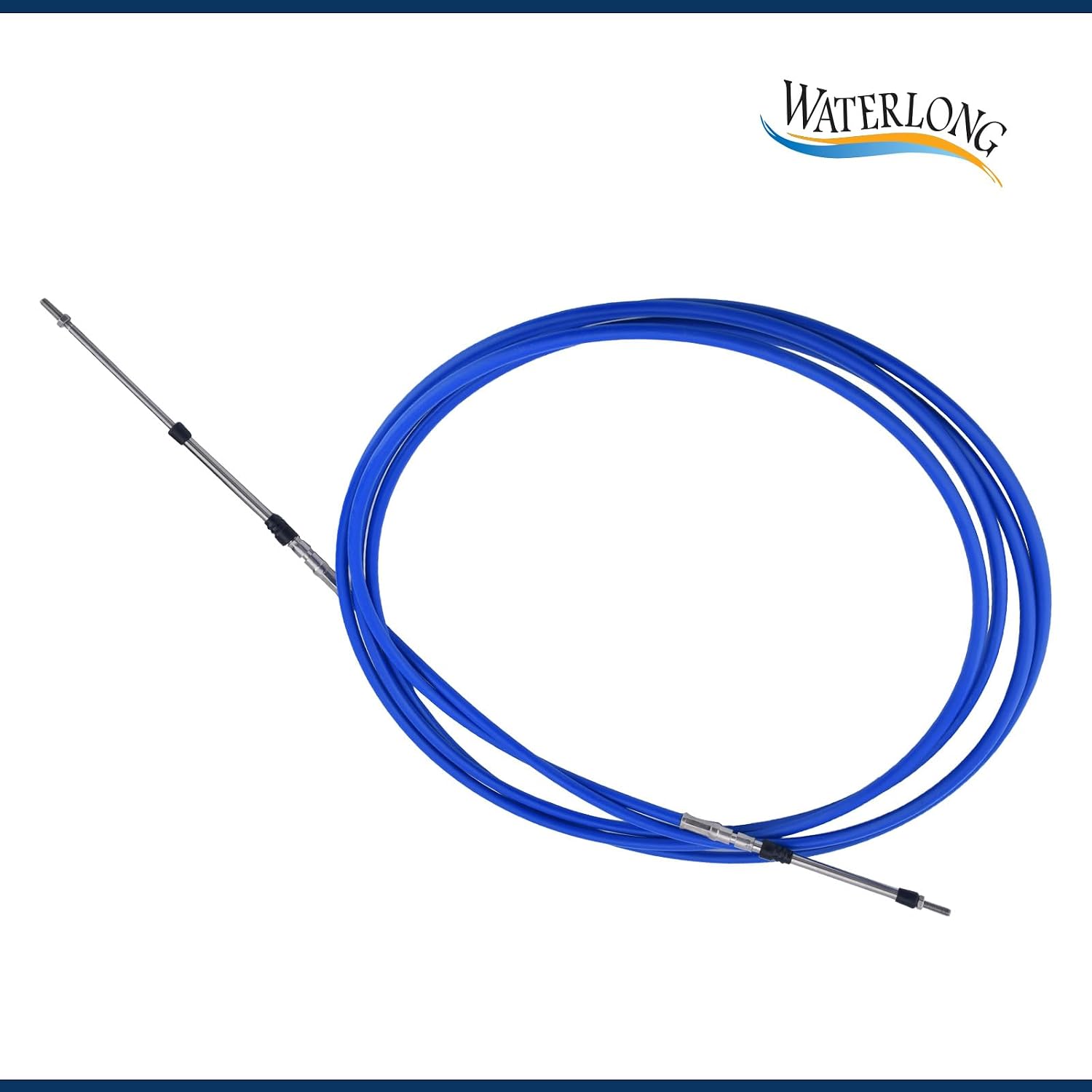 Boat Throttle Control Cable 17 Feet Outboard Rotary Steering Cable for Most Single Station Boats