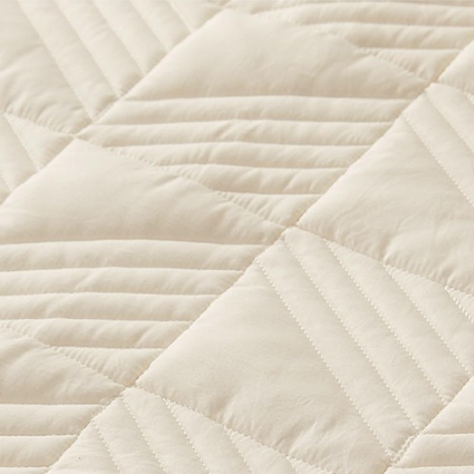 FCLDESHOP Housse de Matelas avec Bande Élastique,Draps matelassés en Pur Coton, protège-Matelas épais antidérapant pour lit Simple, Double, King Size, Kaki, 100 x 200 cm + 30 cm