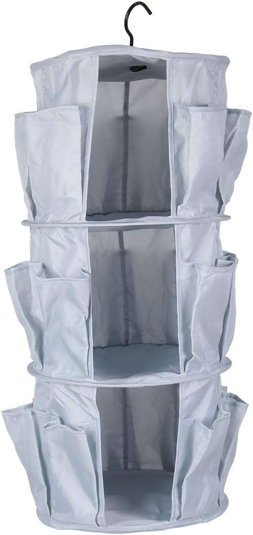 24 Pockets 3 Layers Socks Storage Bag Hanging Shoes Organizer (id: dc2 0f8 8a1 e99 b7b