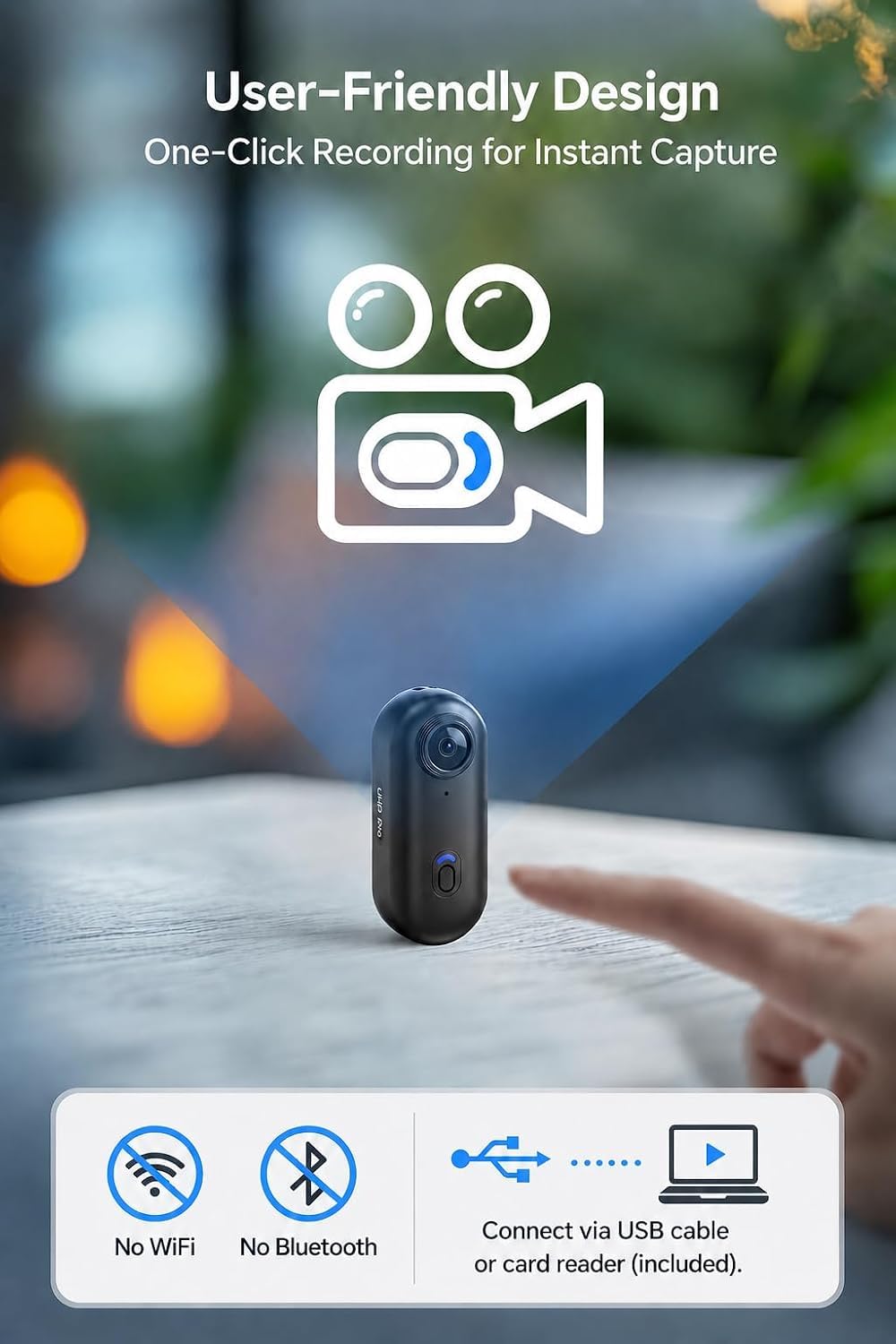 Amazon.com: BOBLOV W4 4K Mini Body Camera, 128GB Waterproof Case