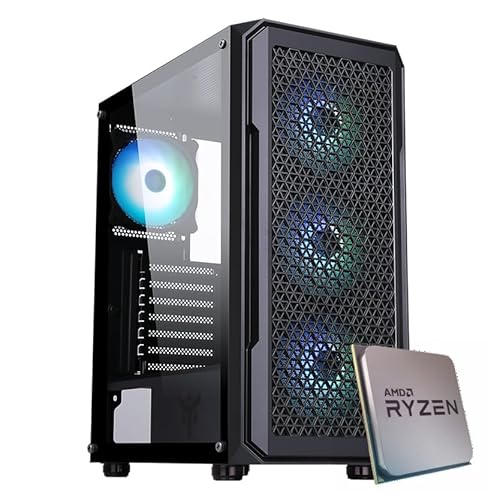EMCA4 Computer Gaming PC Assemblato Ryzen 5 5500 - RTX