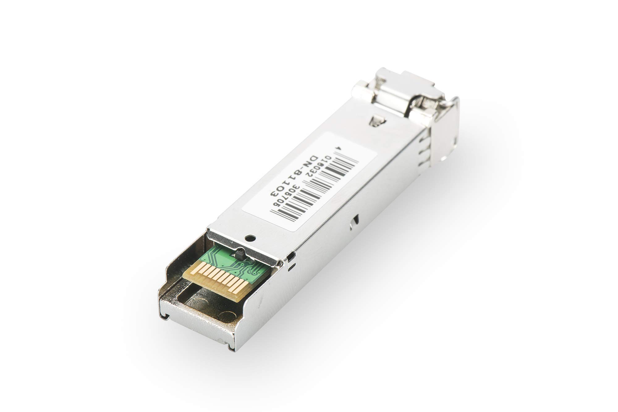 DIGITUS Módulo Gigabit SFP compatible con HP, Mini GBIC, modo único, LC Simplex (BiDi), Tx 1310 nm / Rx 1550 nm, 20 km, 1,25 Gbit/s.